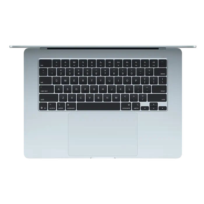 Laptop 15,3" Apple MacBook Air A3241, Sky Blue, M4 with 10-core CPU and 10-core GPU, 16GB/256GB, macOS Sequoia