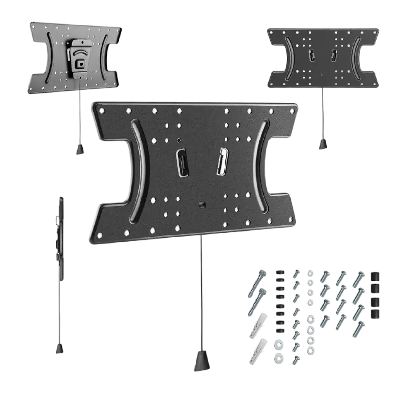 Suport fixat pe perete Gembird WM-65F-03, Negru