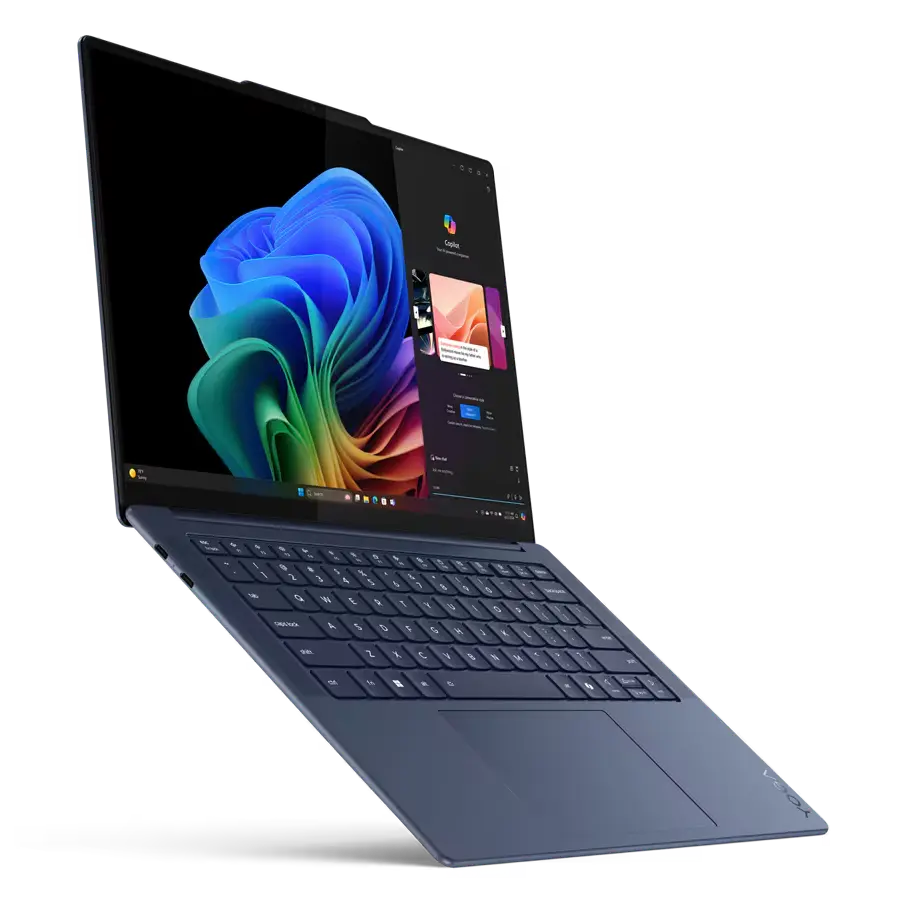 Laptop 14,5" Lenovo Yoga Slim 7 14Q8X9, Cosmic Blue, Qalcomm Snapdragon X Elite X1E-78-100, 32GB/1024GB, Windows 11 Home