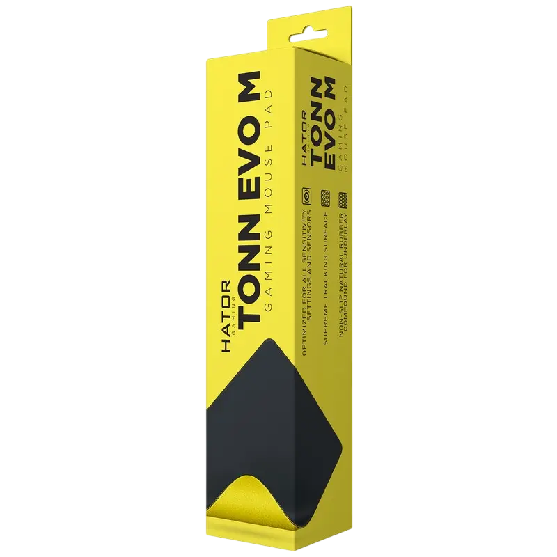 Mouse pad HATOR Tonn EVO, Medium, Negru