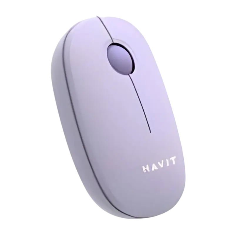 Mouse Wireless Havit MS57GT, Violet..