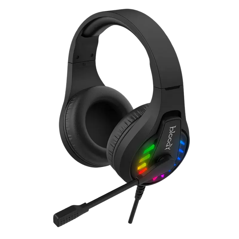 Căști gaming Bloody G230, USB, Negru