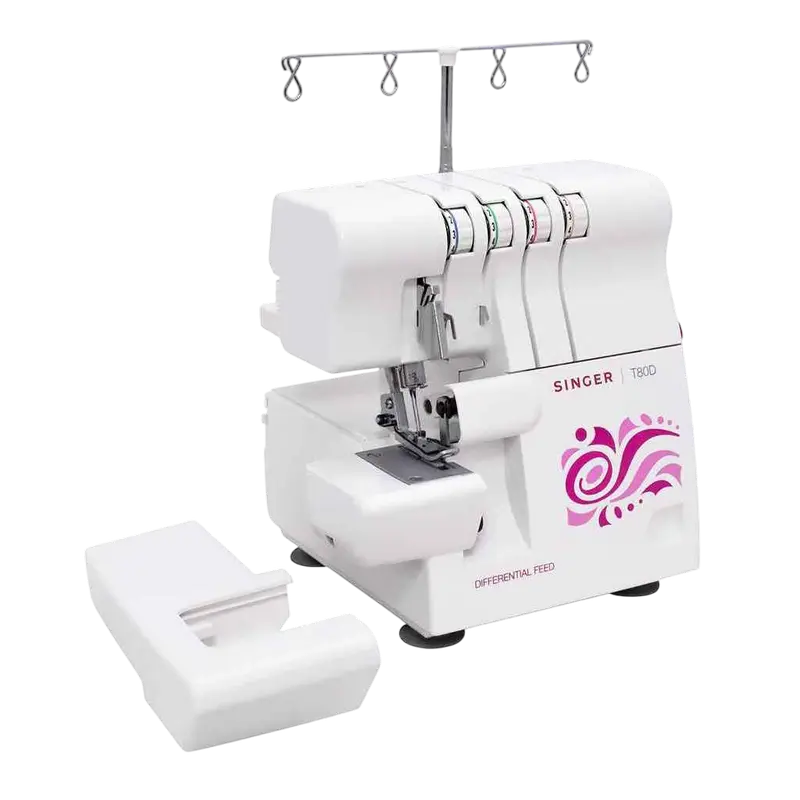 Overlock Singer T80D, Alb