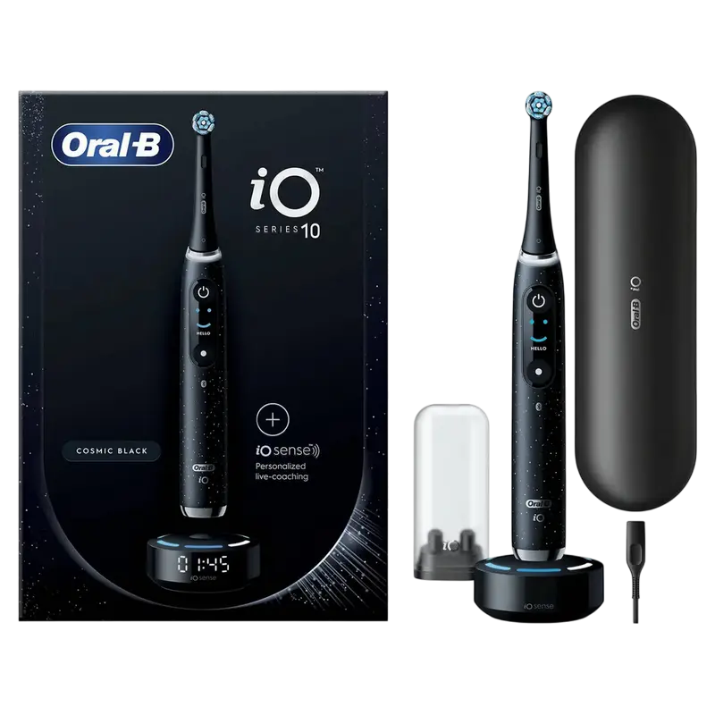Periuță de dinți electrică Braun Oral-B iO 10, Cosmic Black