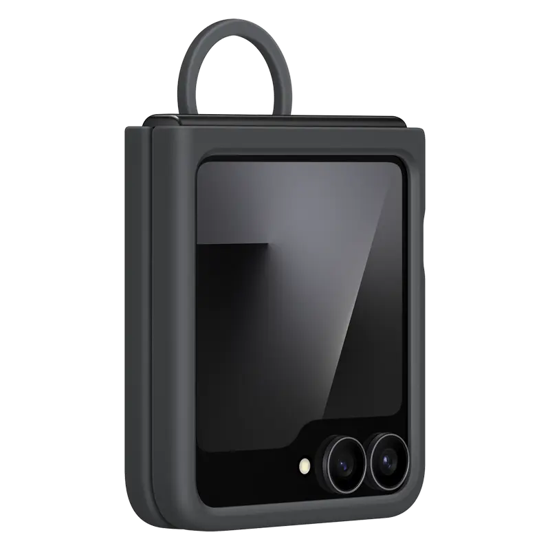 Чехол Samsung Silicone Case for Flip7 FE, Чёрный