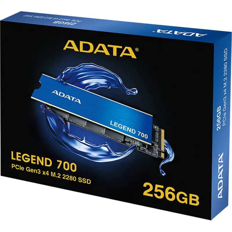 .M.2 NVMe SSD     256GB  ADATA LEGEND 700 [PCIe 3.0 x4, R/W:1800/1000MB/s, 90/200K IOPS, 80TBW, 3D-N
