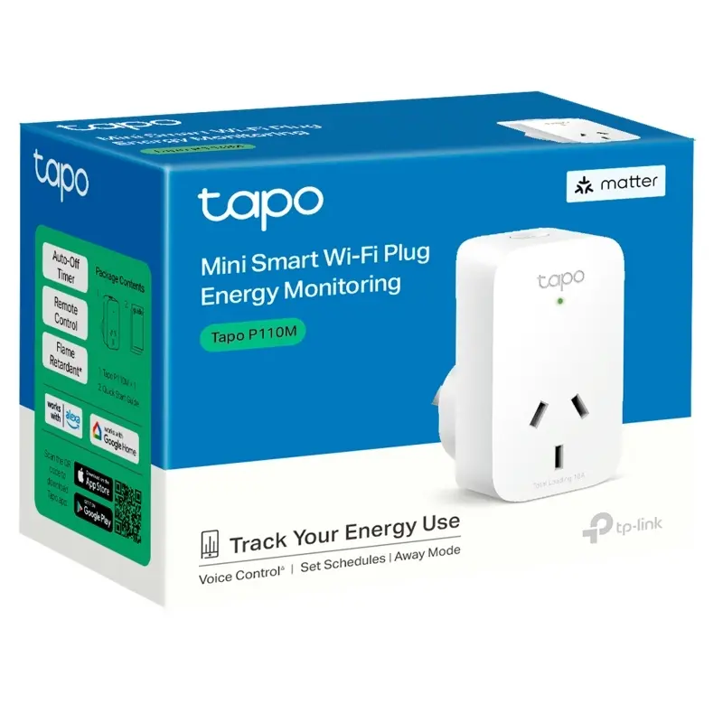 Priză inteligentă TP-LINK Tapo P110M, Alb