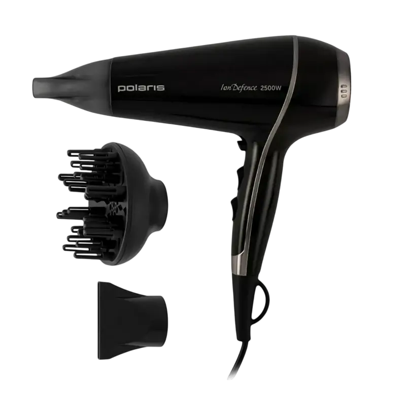 Фен Polaris PHD1112, 2500Вт, Чёрный..