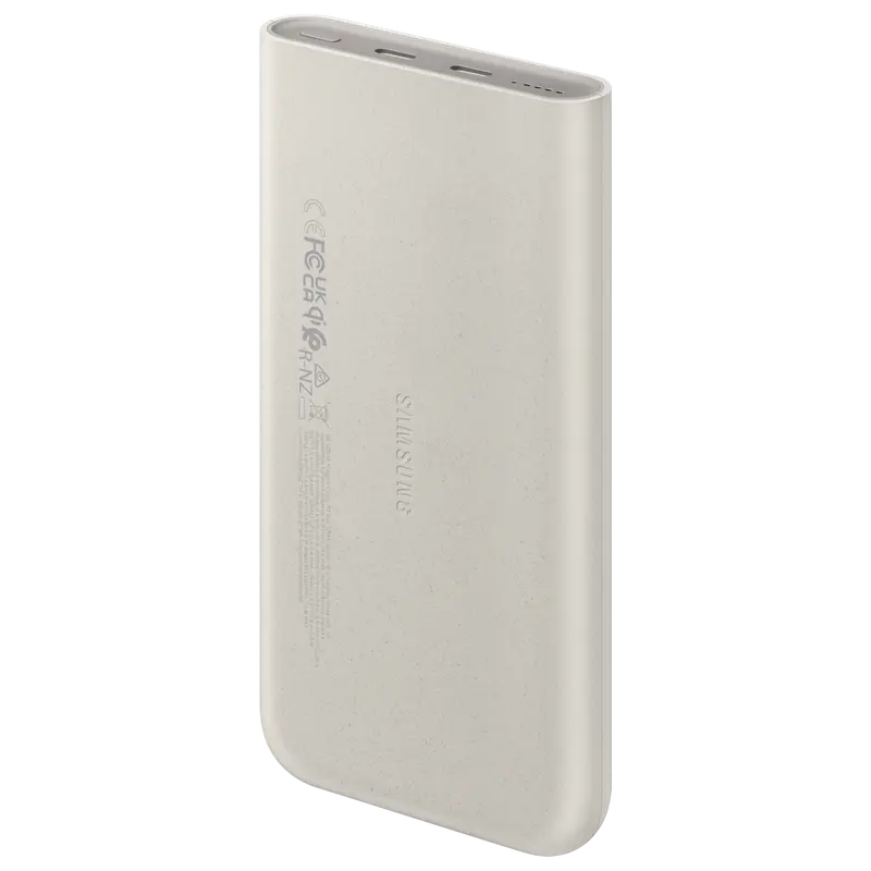 Încărcător portabil Samsung Super Fast Wireless Charging, 10000mAh, Bej