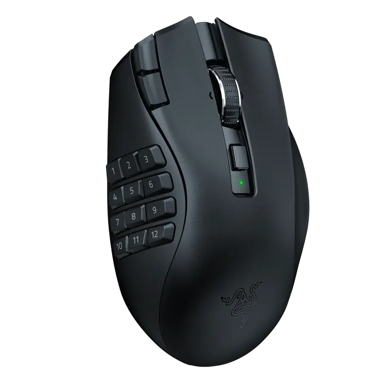 Беспроводная мышь Razer Naga V2 HyperSpeed, Чёрный