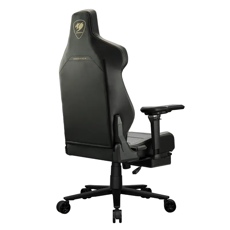 Игровое кресло Cougar Armor EVO M, Искусственная кожа, Черный | Золотистый