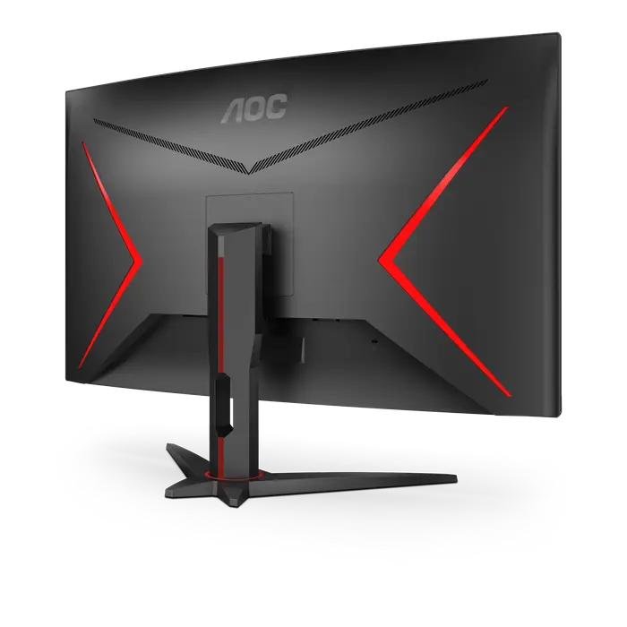 31,5" Игровой монитор AOC C32G2ZE/BK, VA 1920x1080 FHD, Черный | Красный