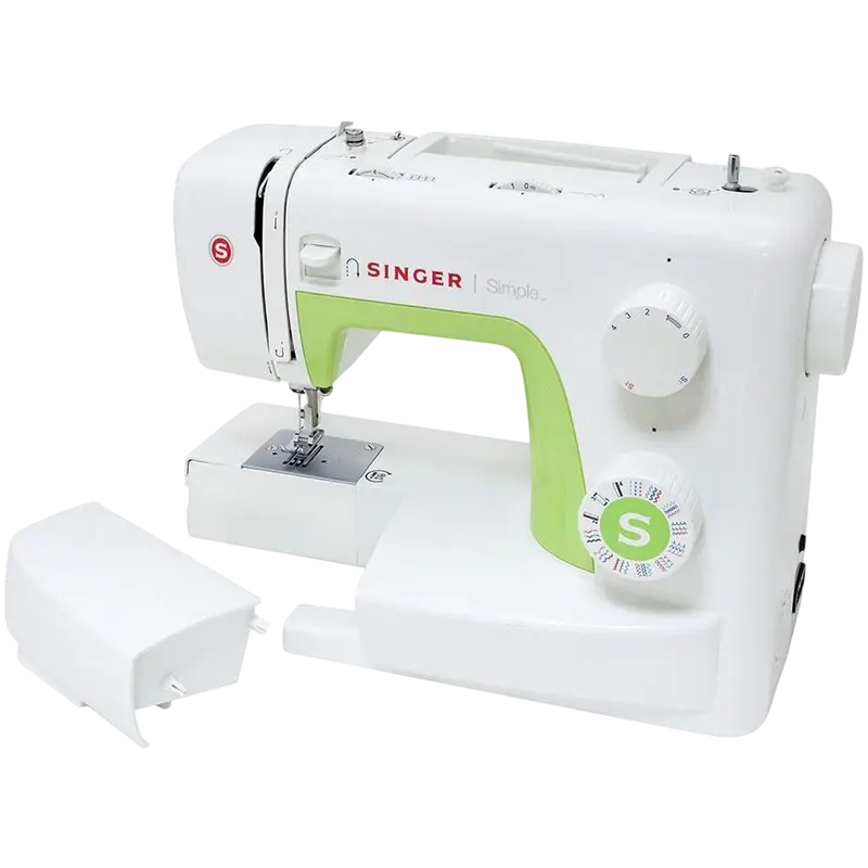 Mașină de cusut Singer Simple 3229, Alb | Verde
