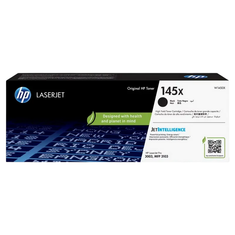 Тонер-картридж HP 145X, Чёрный..