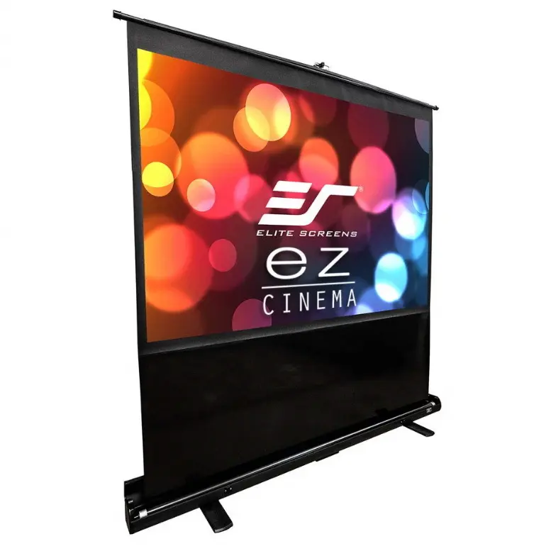 Portable Floor Screen 170x195cm Reflecta 40764,  80" Ratio 4:3, Black Border 163x122cm
