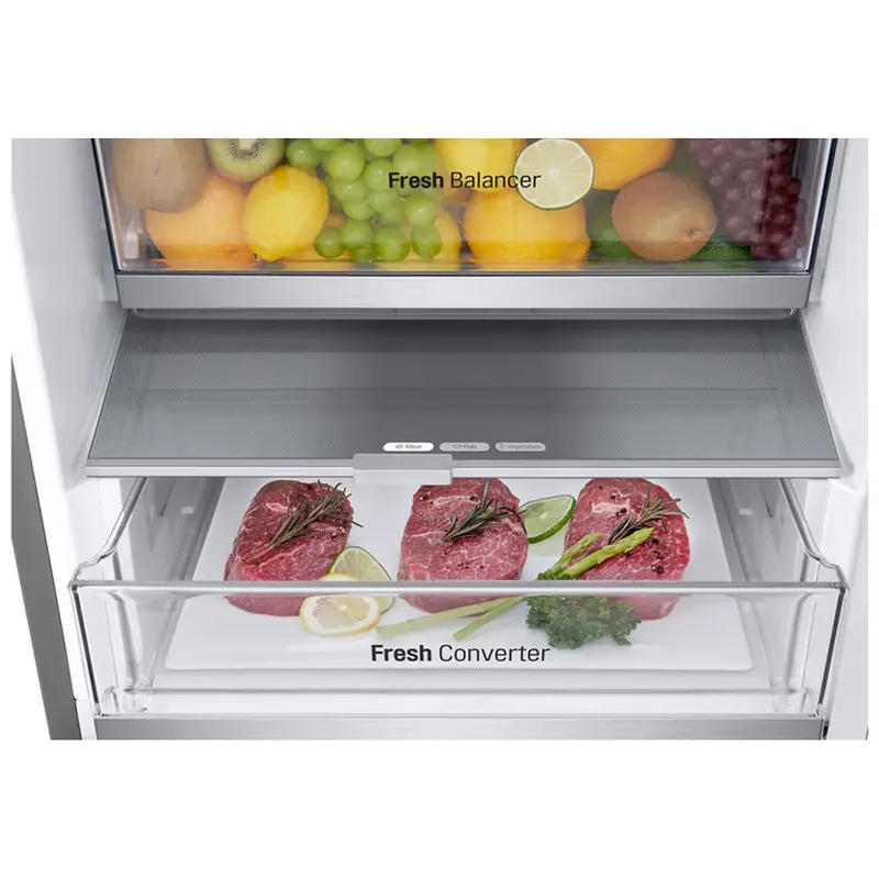 Frigider LG GBV7280BMB, Argintiu