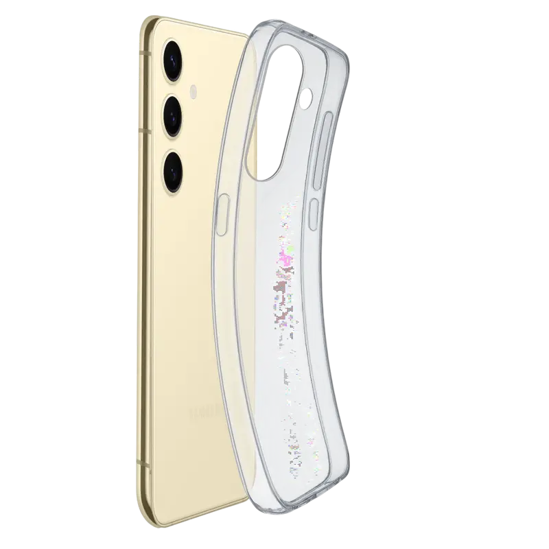 Hus Cellularline Fine pentru Samsung Galaxy S25, Transparent
