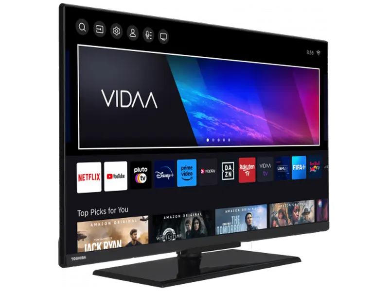 24" LED SMART TV Toshiba 24WV3463DG, 1366x768 HD, Negru