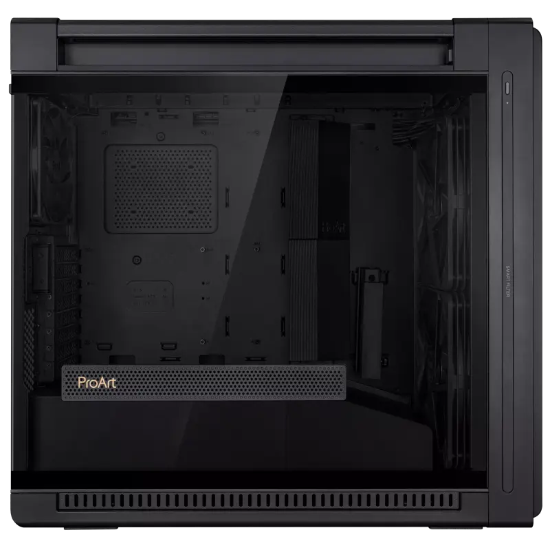 Carcasă PC ASUS ProArt PA602, Midi-Tower, Fără PSU, Negru