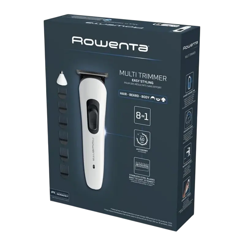 Trimmer pentru bărbați Rowenta TN8934E0, Alb