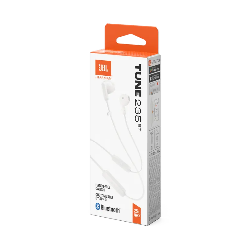 Наушники JBL T235BT, Белый