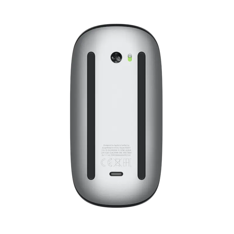 Mouse Wireless Apple Magic Mouse 2 A3204 USB-C, Multi-Touch Surface, Negru