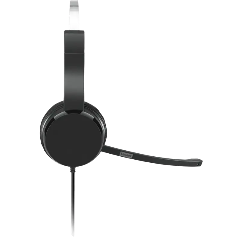 Căști Lenovo 100 Mono, Negru