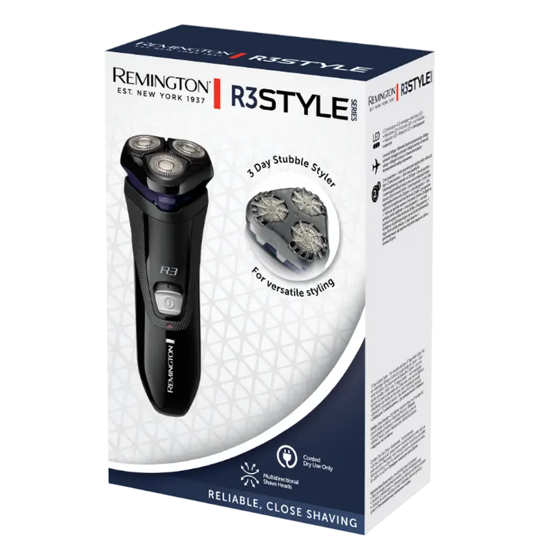 Ras __electrica__ pentru barbati Remington R3002, Negru