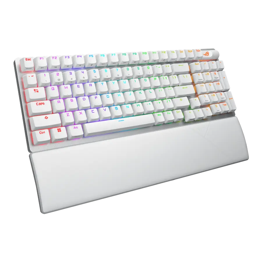 Клавиатура ASUS ROG Strix Scope II 96, Проводное / беспроводное, Белый