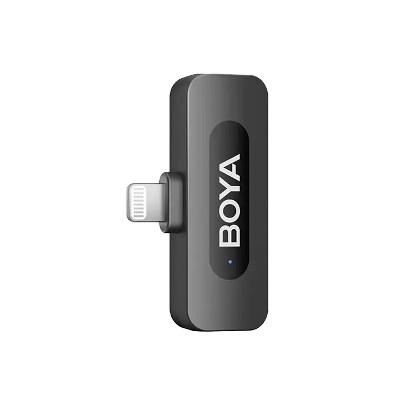 Microfon portabil pentru înregistrare vocală Boya BY-V3 Combo, Fără fir, Negru