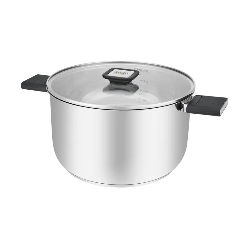 Набор кастрюль RESTO 92214, Нержавеющая сталь