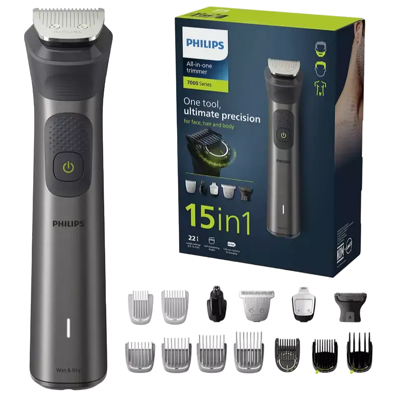 Trimmer pentru bărbați  Philips MG7940/15, Negru