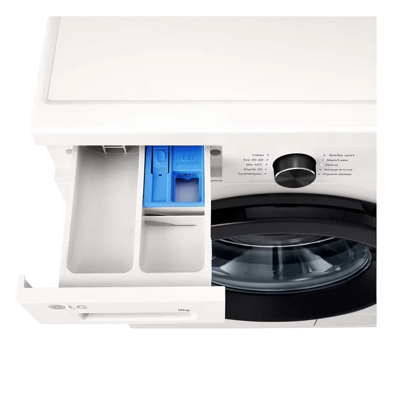 Mașină de spălat LG F94B15WH, 9kg, Alb