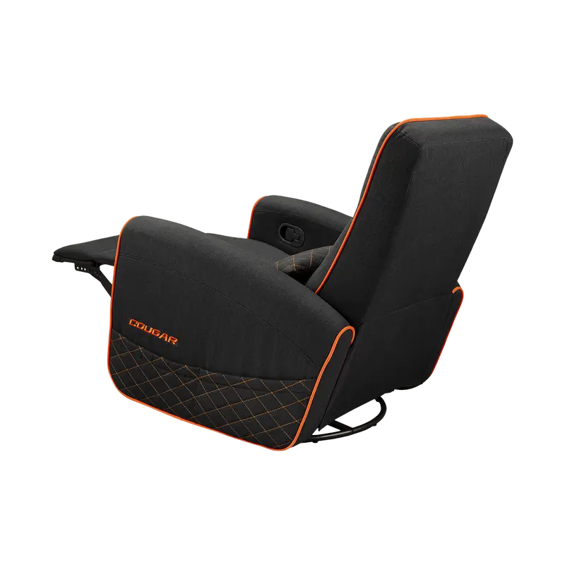 Scaun Gaming Cougar FIDOM, Imitație de in, Negru | Portocaliu