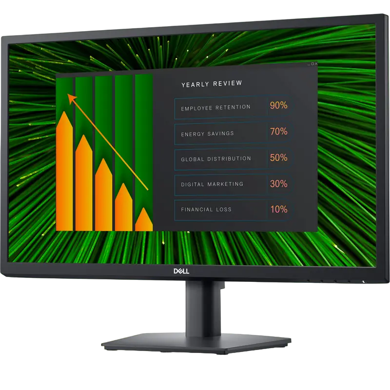 23,8" Монитор DELL E2423HN, VA 1920x1080 FHD, Чёрный