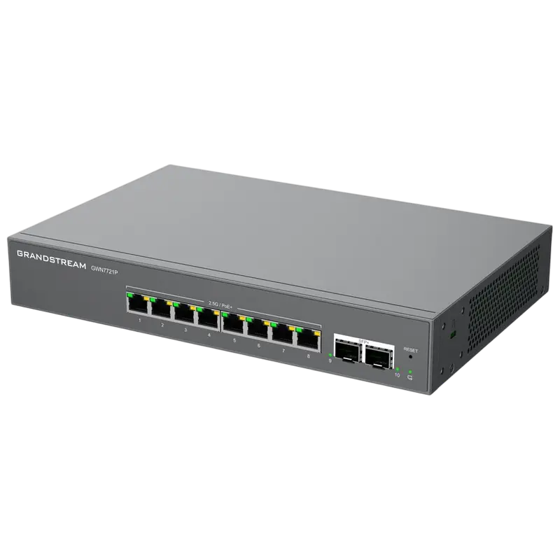 PoE коммутатор Grandstream GWN7721P, 8x IEEE 802.3af/at