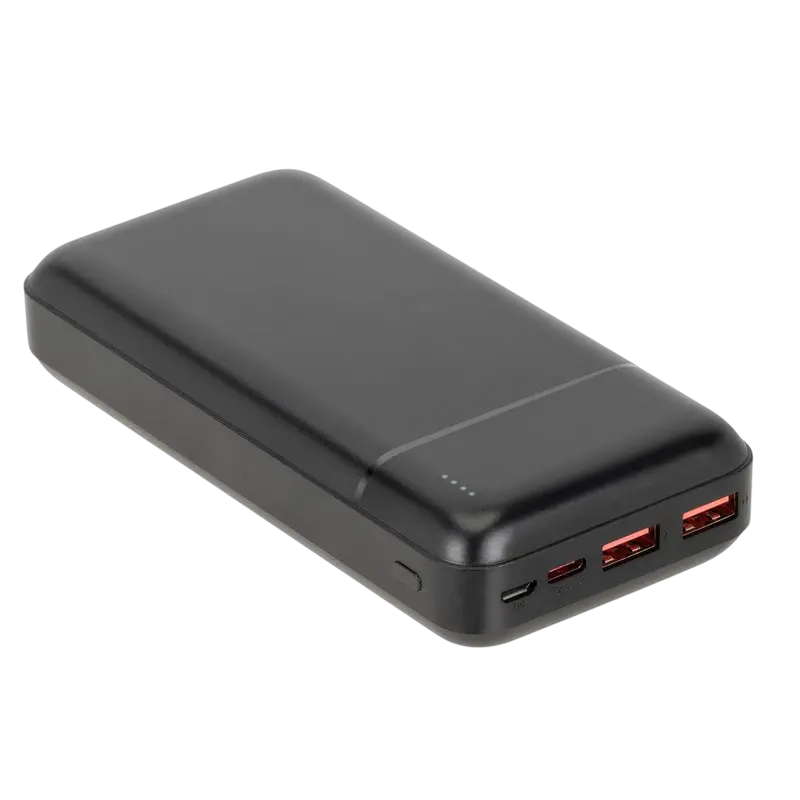 Încărcător portabil Rivacase VA2102, 20000mAh, Negru