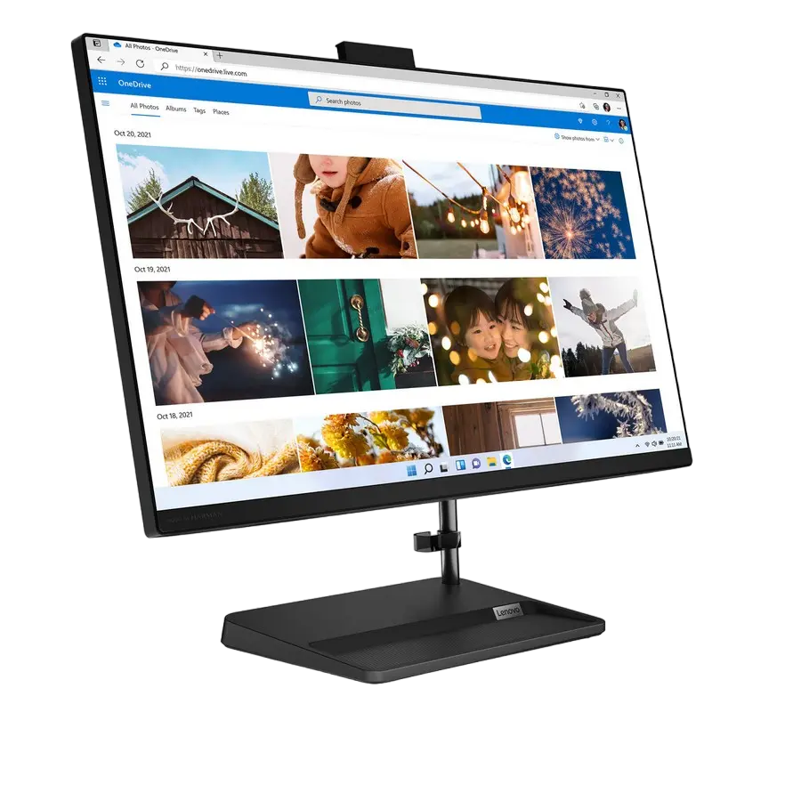 Computer All-in-One Lenovo IdeaCentre 3 22IAP7, 27", Intel Core i5-13420H, 16GB/512GB, Fără SO, Negru