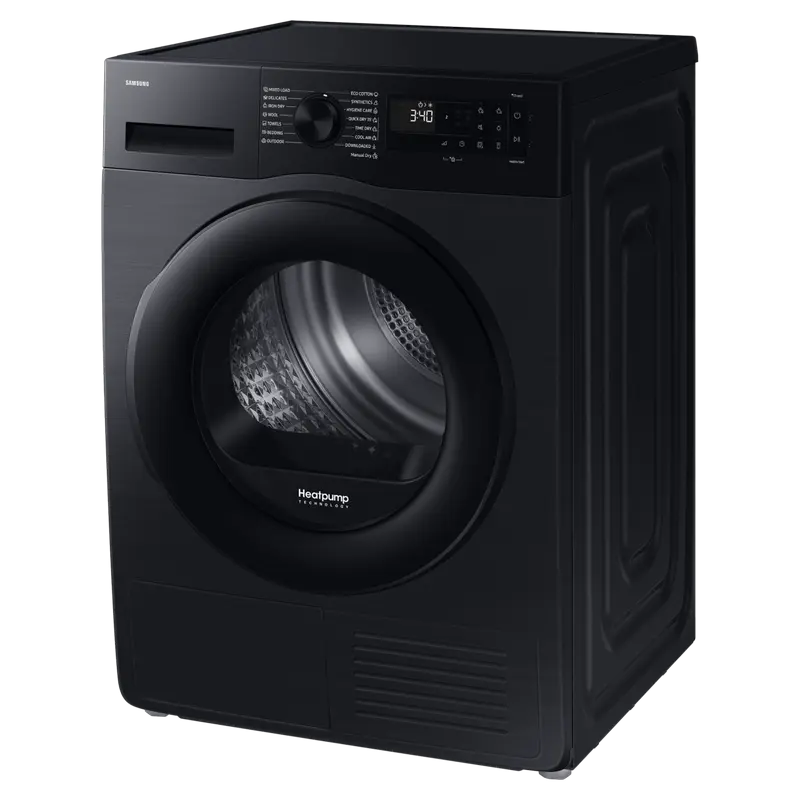 Uscător de rufe Samsung DV90DG52A0ABLE, 9kg, Negru