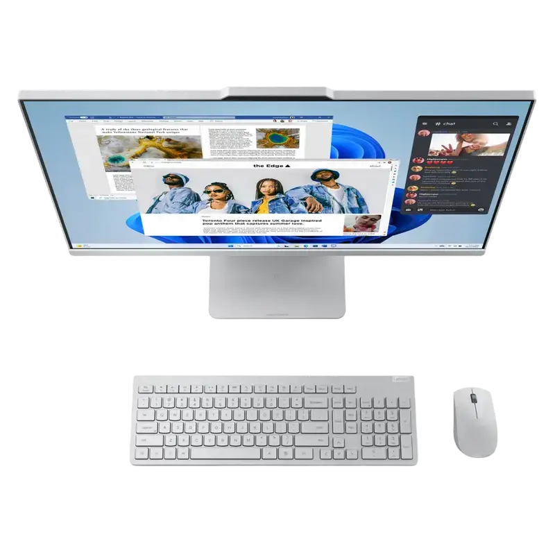 Моноблок Lenovo IdeaCentre 3 27ARR9, 27", AMD Ryzen 5 7535HS, 16Гб/512Гб, Без ОС, Cloud Grey