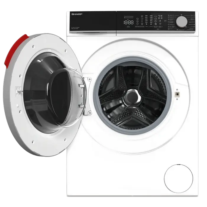Mașină de spălat Sharp ES-NFL814CWNA-EE, 8kg, Alb