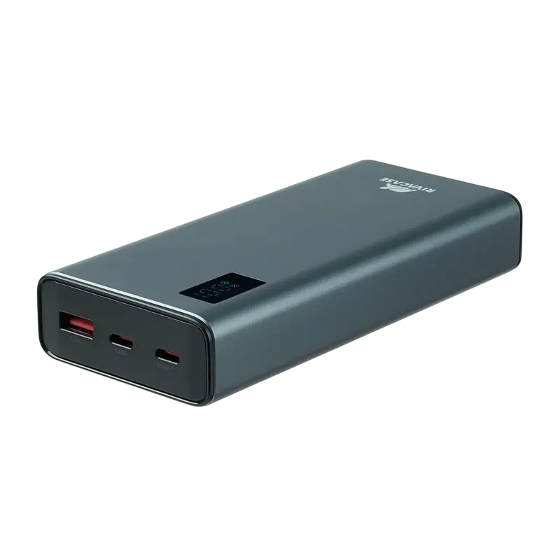 Încărcător portabil Rivacase VA1022, 20000mAh, Gri