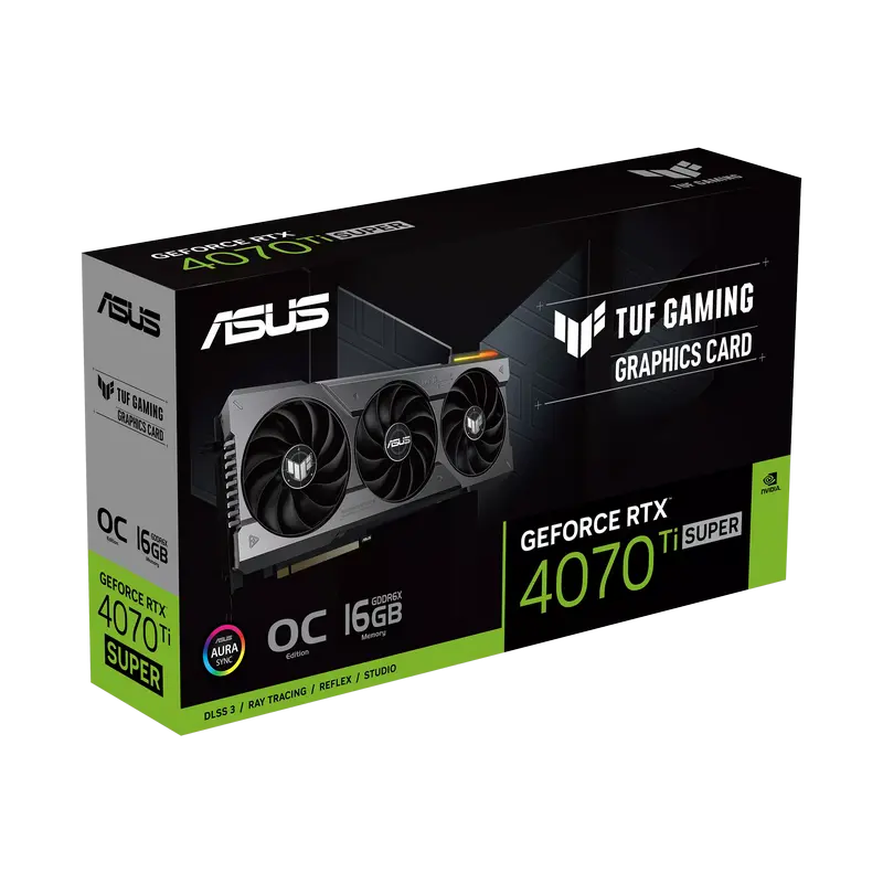 Placă Video ASUS TUF-RTX4070TIS-O16G-GAMING, 16GB GDDR6X 256bit