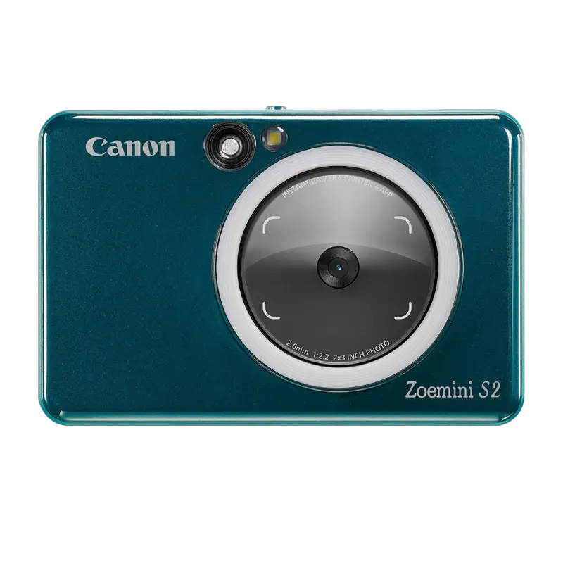 Фотопринтер Canon Zoemini S2 ZV223, 2.0” x 3.0”, Бирюзовый
