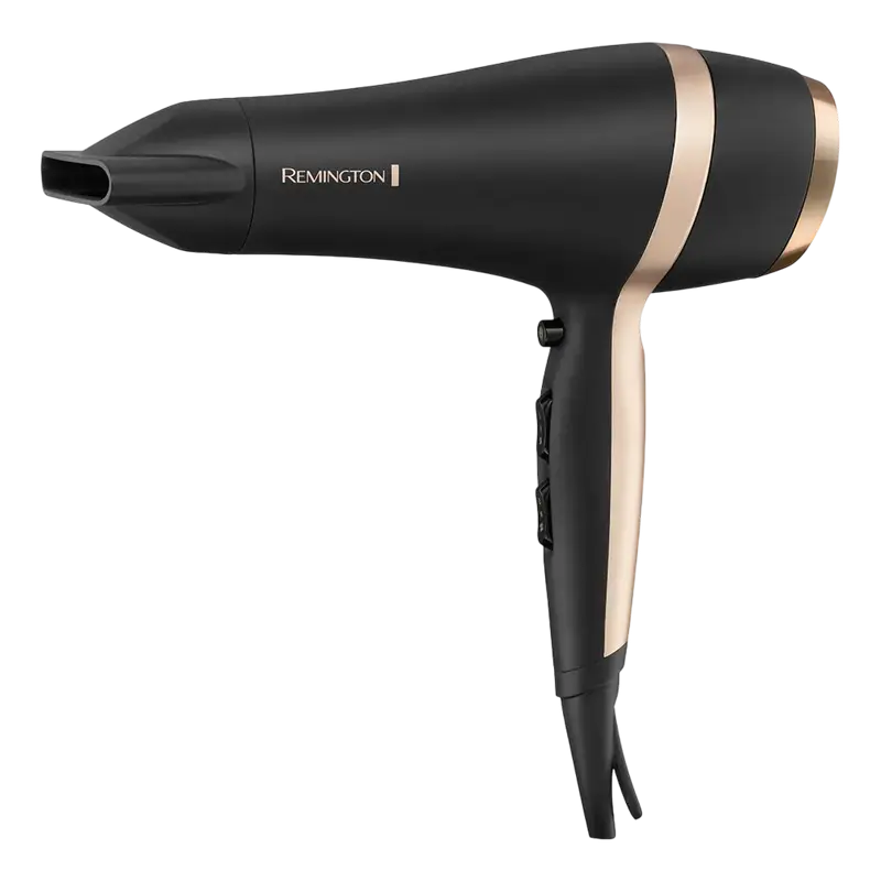 Uscător de păr Remington Salon Smooth D6940GP, 2100W, Negru | Aurie