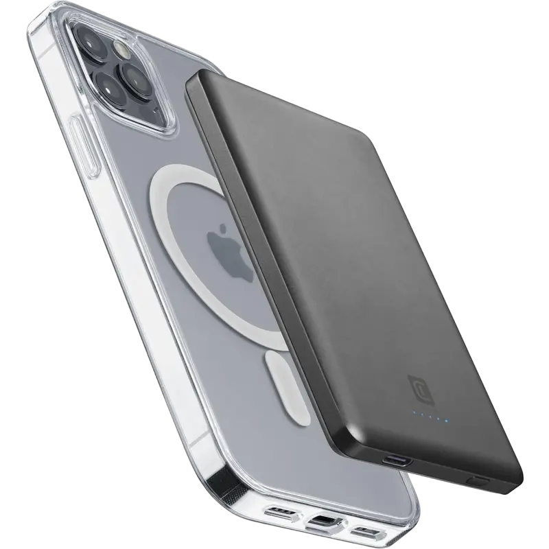 Încărcător portabil Cellularline MAG LITE 5000mAh, Gri