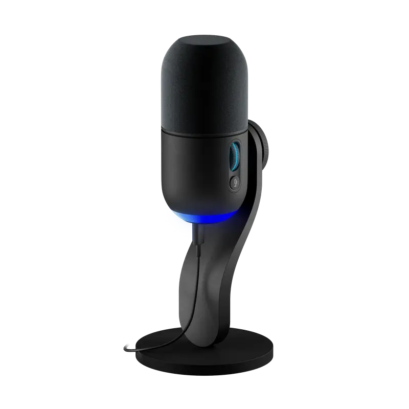 Microfon de joc Logitech Yeti GX, Analogic cablat, Negru