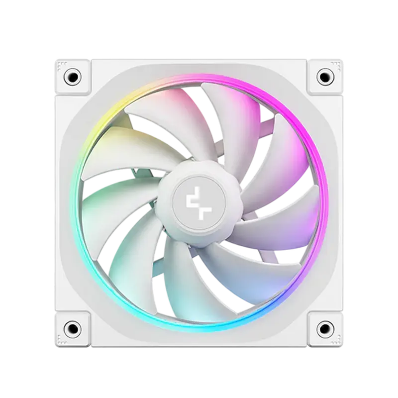 Ventilator PC Deepcool FL12 SE WH 3in1 kit, 120 mm