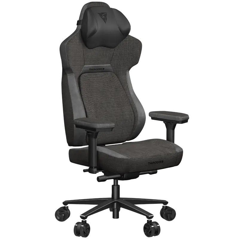 Scaun de gaming ThunderX3 Core Smart Loft, Plasă ventilată, Gri închis