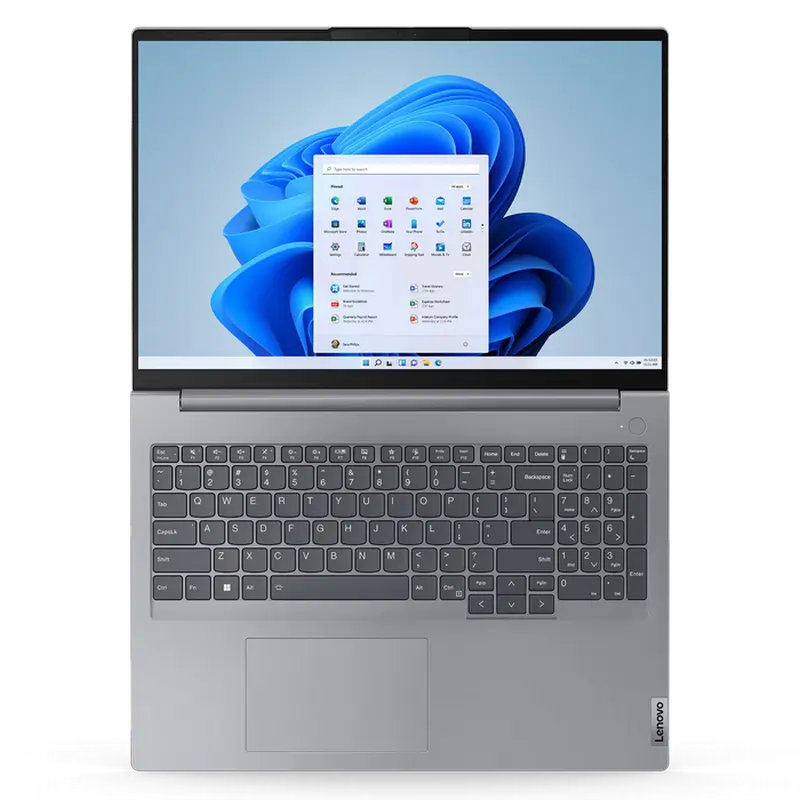 Laptop de afaceri de 16" Lenovo ThinkBook 16 G6 IRL, Arctic Grey, Intel Core i5-13420H, 16GB/512GB, Fără OS